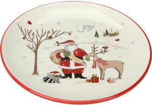 Ceramiczny talerz deserowy Santa, 20 cm
