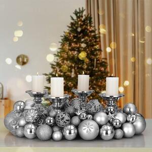 Zestaw bombek GOCKOWIAK Regalo Srebrny (100 sztuk)