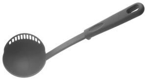 Chochla z cedzakiem czarna BLACKLINE 150 ml, 30,5 cm