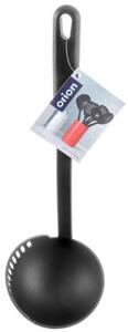 Chochla z cedzakiem czarna BLACKLINE 150 ml, 30,5 cm