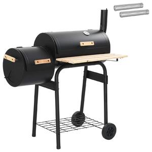 Grill na świeżym powietrzu 103 x 60 x 113 cm Stal Czarny