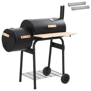 Grill na świeżym powietrzu 103 x 60 x 113 cm Stal Czarny