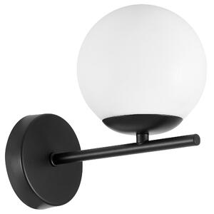LAMPA ŚCIENNA KINKIET NOWOCZESNY CZARNY LEDO W1