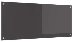 Panel kuchenny Ciemnoszary 120 x 50 cm szkło hartowane