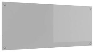Panel kuchenny Jasnoszary 120 x 50 cm szkło hartowane