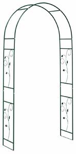 Łuk Ogrodowy Kwiatowy Zielony 115 x 37 x 231 cm