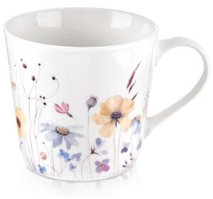 Kubek porcelanowy kwiaty 430 ml