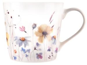 Kubek porcelanowy kwiaty 430 ml