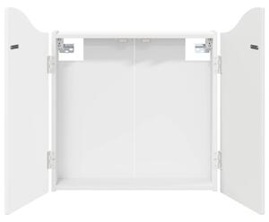 Szafka na tarczę do rzutków Biały 56 x 12 x 63 cm