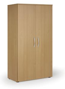 Szafa biurowa z drzwiami PRIMO KOMBI, 3 półki, 1497 x 800 x 400 mm, orzech