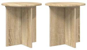 Stojak na rośliny 2 pcs dąb Sonoma 40 x 40 x 40 cm