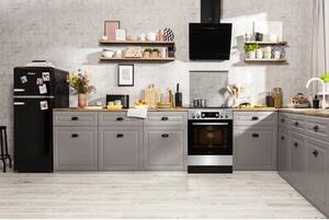 Okap AMICA OKP6651S Czarny 619m3/h 66dB klasa A++