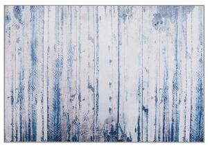 Dywan chodnik prostokątny 140x200 cm abstrakcyjny wzór beżowo-szary Dallica Beliani