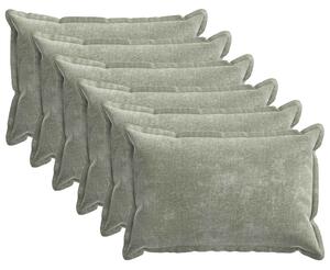 Poszewka na poduszkę 6 pcs HOUTEN zielony 50 x 80 cm