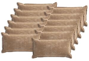 Poszewka na poduszkę 12 pcs HOUTEN brązowy 40 x 80 cm