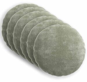 Poszewka na poduszkę 6 pcs HEERLEN zielony Ø 60 cm