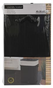 Bathroom Solutions Składany kosz na pranie, czarny