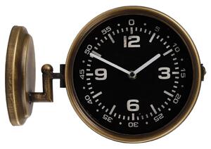 Gifts Amsterdam Zegar ścienny Moskou, metalowy, złoty, 30x9,5x28 cm