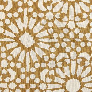 Poduszka dekoracyjna bawełna 45 x 45 cm geometryczny wzór beżowa Ceiba Beliani