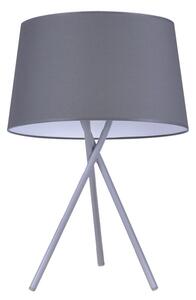 Szara lampka stołowa trójnóg - S913-Brila