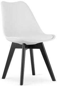 Białe kuchenne krzesło w stylu nowoczesnym - Asaba 4X