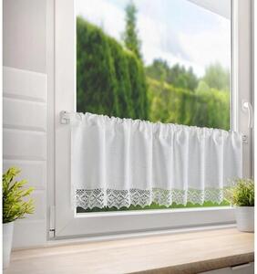 Firana gotowa EUROFIRANY Clarie 150 x 30 cm BiaÅy
