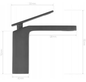 Bateria umywalkowa FALA Noir 1 75880 Czarny