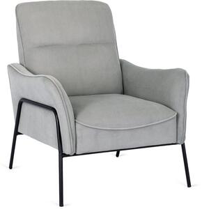 Fotel Do Salonu ALBERTO Nowoczeny Loft Tkanina Popiel