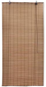 Roleta bambusowa, 140 x 220 cm, brązowa