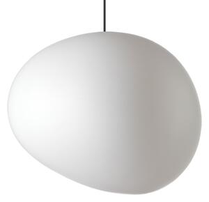 Lampa Wisząca Foscarini, Gregg media, ściemnialny, biały, salon, szkło, design