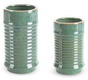 Wazon EUROFIRANY SAMI 15 x 26 cm Zielony