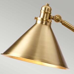 Lampa stojąca podłogowa postarzany mosiądz Provence Elstead