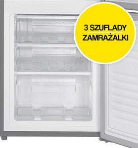 Lodówka SMITH&BROWN SFBF-211-SE3 150cm Srebrna
