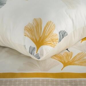 Pościel EUROFIRANY Design 91 Lea 07 220 x 200 cm Biało-żółty