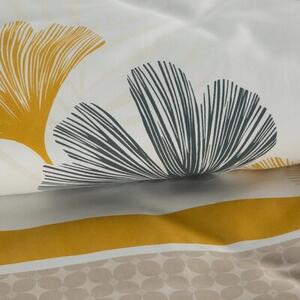 Pościel EUROFIRANY Design 91 Lea 07 220 x 200 cm Biało-żółty