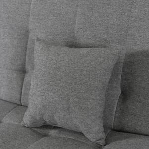 Wersalka Sofa Kanapa RozkÅadana Z FunkcjÄ Spania Dwuosobowa Szara NEPAL