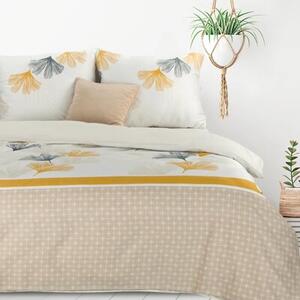 Pościel EUROFIRANY Design 91 Lea 07 220 x 200 cm Biało-żółty