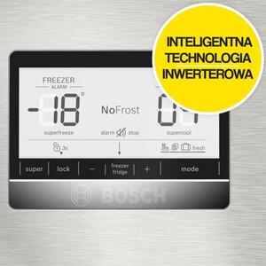 Lodówka BOSCH KGN86AIDR No frost 186cm Srebrna