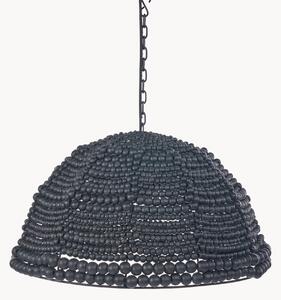 Ręcznie wykonana lampa wisząca z drewna suar Dome