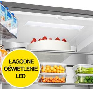 Lodówka HISENSE RF815N4SESE Side by Side No Frost 178.5cm Inox