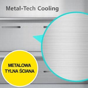 Lodówka HISENSE RQ758N4SBFE MD Side by Side No Frost 178.5 Czarna Wi-Fi ConnectLife My Fresh Choice Metal Cooling