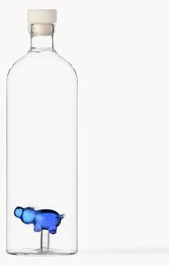 Ręcznie wykonana karafka ze szkła borokrzemowego Hippo, 1,1 L