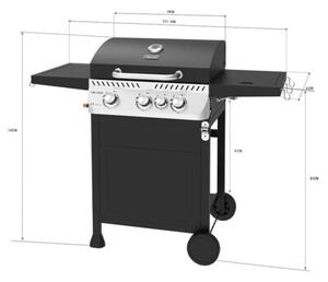 Grill gazowy VELACO APOLLO-B Czarny