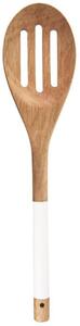Łyżka cedzakowa drewniana WHITELINE 30 cm