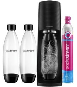 Saturator SODASTREAM Terra Czarny + 3 butelki + 2 syropy Pepsi