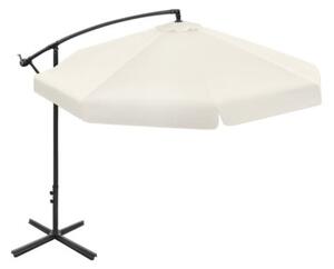 Składany parasol ogrodowy 350 cm XXL 8-ramienny BAUERKRAFT kolor beżowy