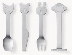 Komplet sztućców Animal Friends, 4 elem