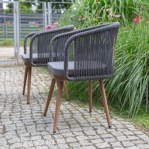 Zestaw mebli ogrodowych PATIO Bernadette 47554 Brązowo-szary