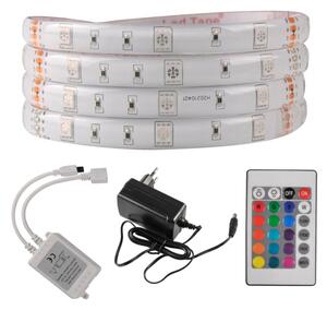 Zestaw Taśma LED 18W 5m IP65 RGB kontroler, pilot, zasilacz 314444 Polux