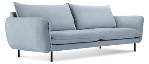 Jasnoniebieska aksamitna sofa 200 cm Vienna – Cosmopolitan Design